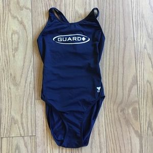 Navy Blue Lifeguard One Piece